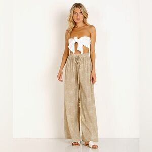 Jen's Pirate Booty Batik Citadel Track Pants Batik Stone in Size M/L